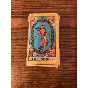 MINIATURE RIDER WAITE TAROT CARD DECK by U.S. GAMES VINTAGE 70’s COMPLETE